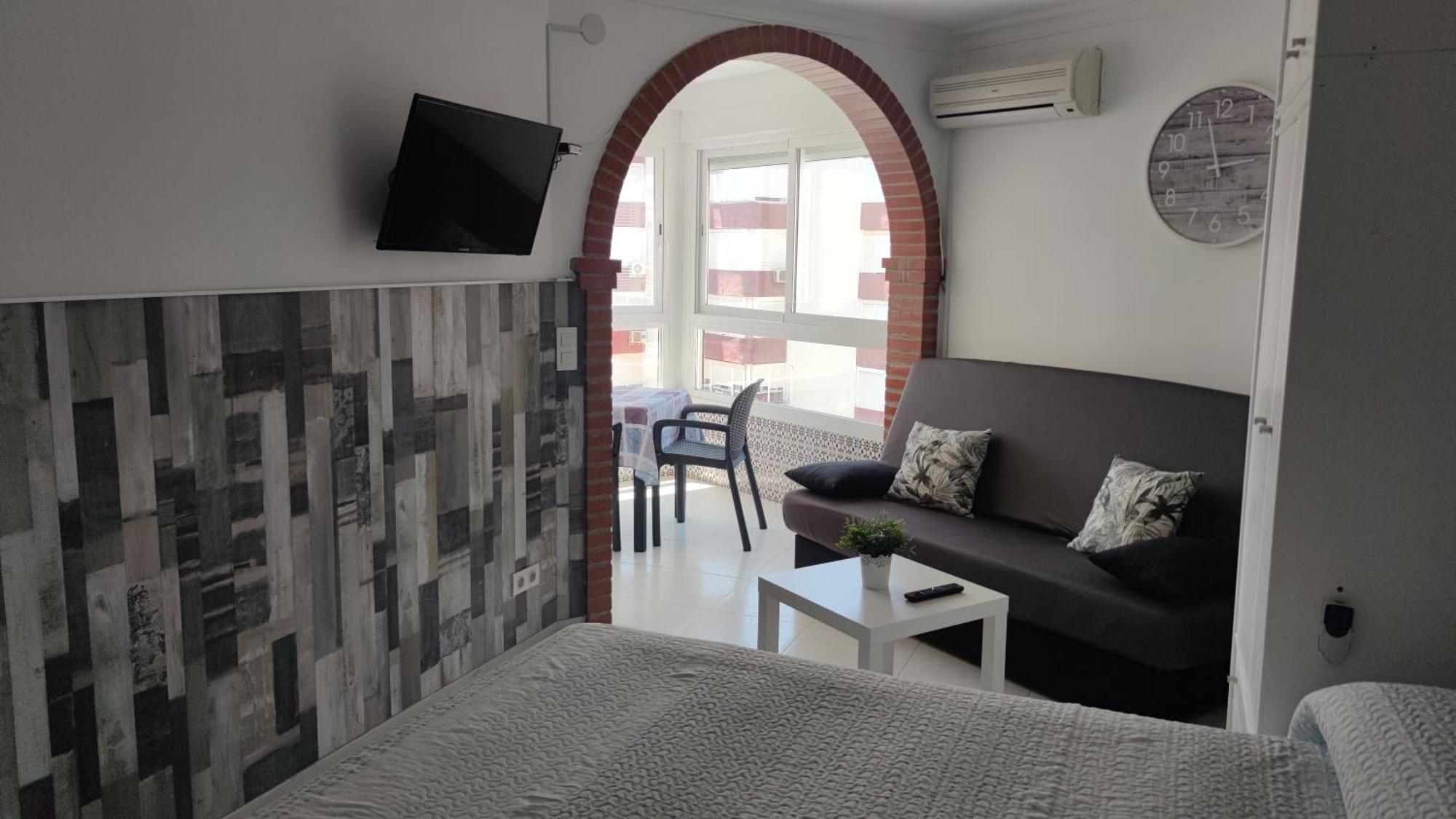 Estudio Torrox Playa- Vistas Al Mar Y Piscina 外观 照片